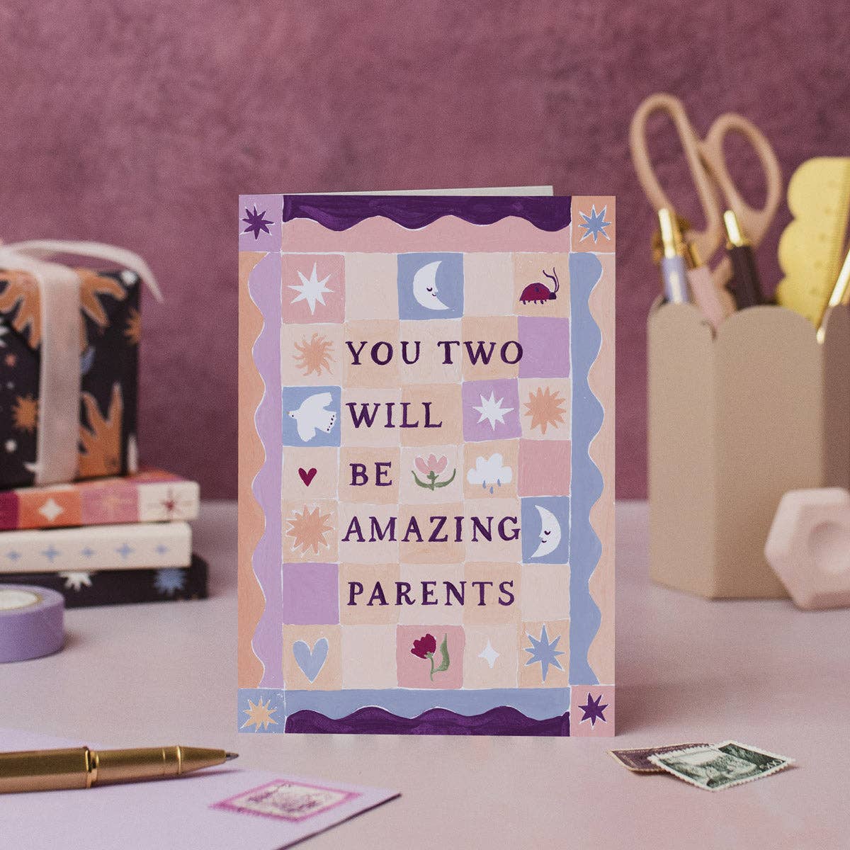 Sister Paper Co. - You'll Be Amazing Parents Card | New Parents Baby Cards