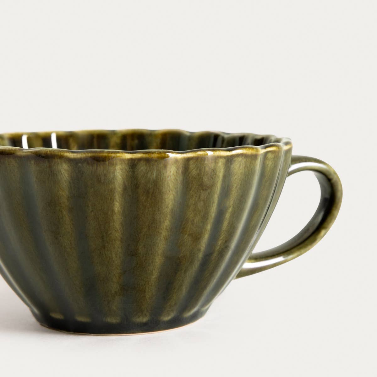 MELIDA | cup-shaped mug dark green | 0.3 l