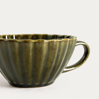 MELIDA | cup-shaped mug dark green | 0.3 l