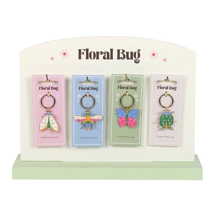 Something Different - Floral Bug Keyrings