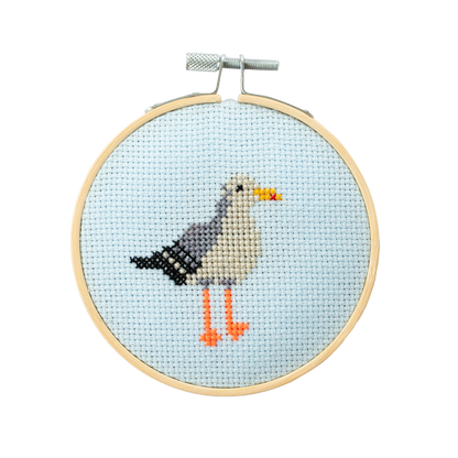 Cotton Clara Craft Kits & Supplies - Seagull Cross Stitch Kit