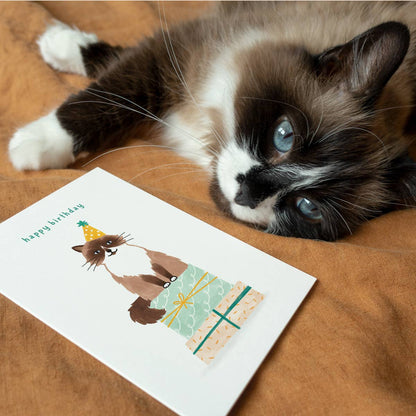 Studio Kuukeluus - Cat Birthday Card