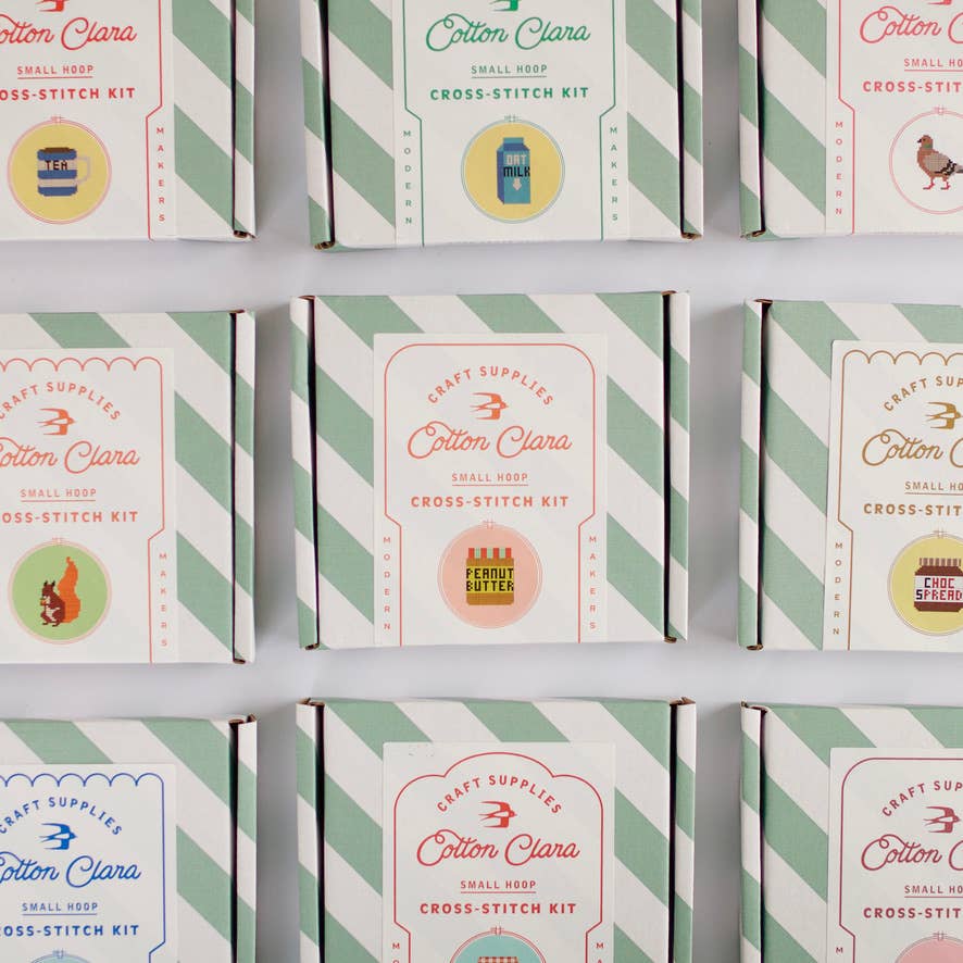 Cotton Clara Craft Kits & Supplies - Pigeon Cross Stitch Kit