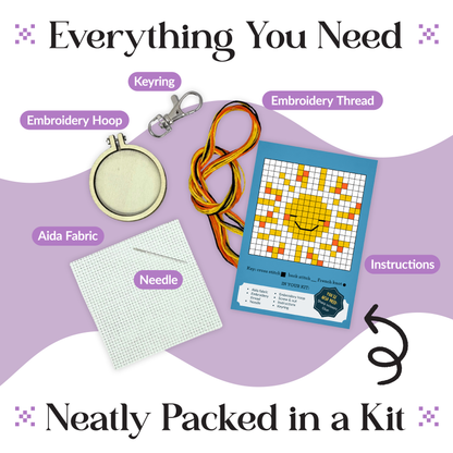 Mini Matchbox Kits - You Are My Sunshine Mini Matchbox Cross Stitch Kit