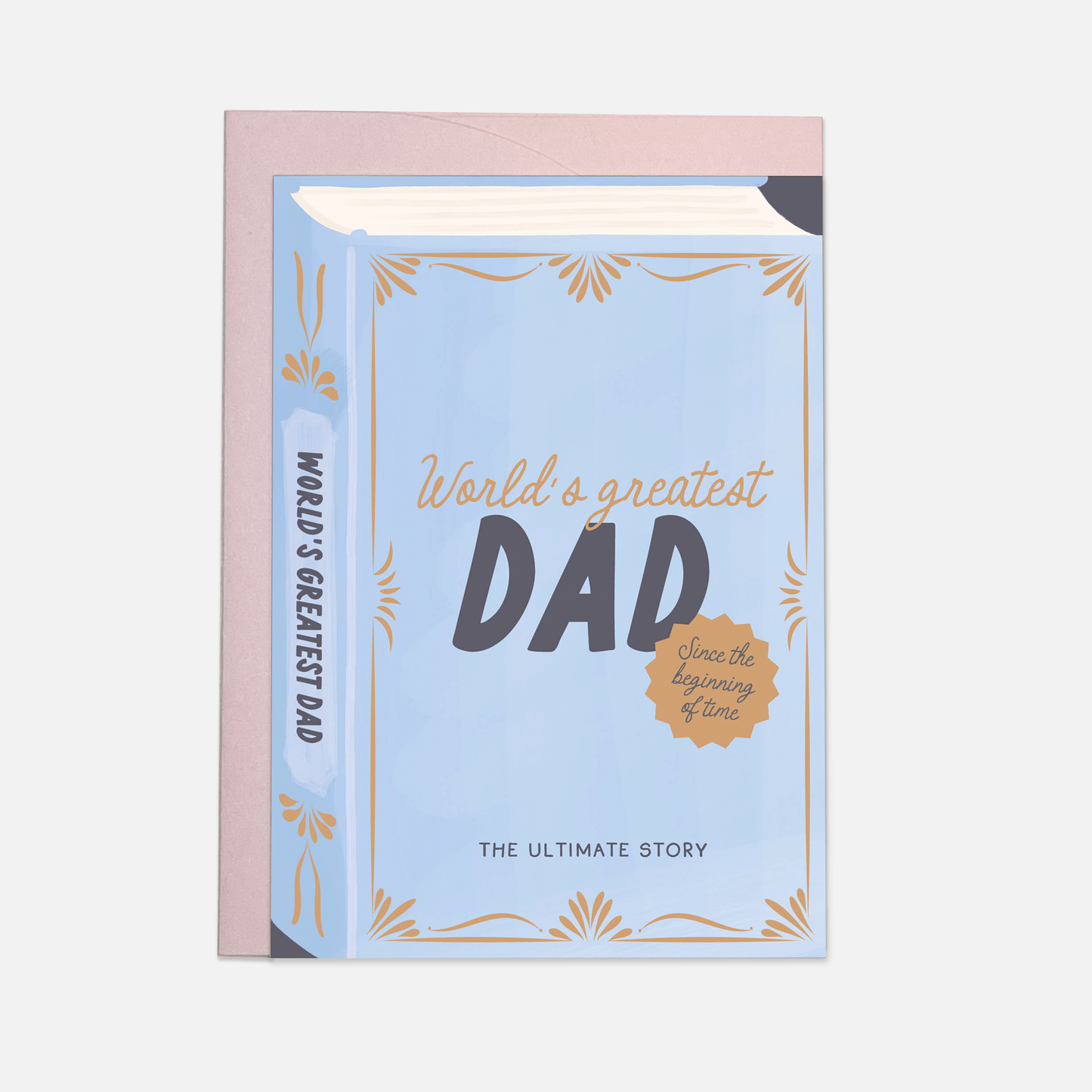 Kaart Blanche - Dad book - greeting card