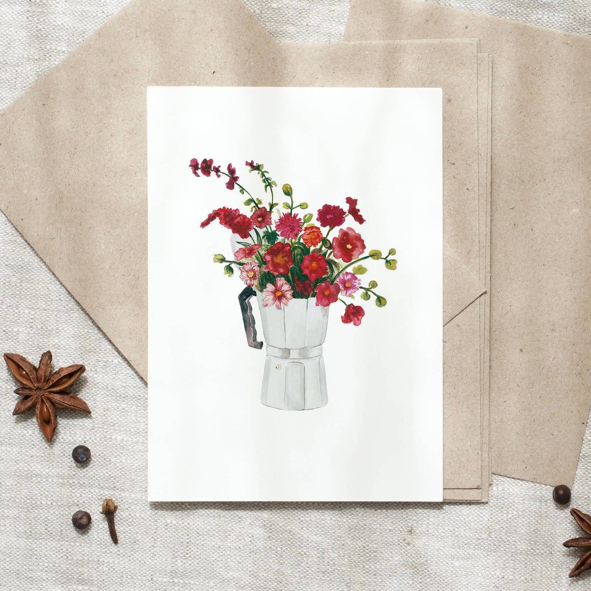 Leo La Douce GmbH - Postcard - Espresso Bouquet