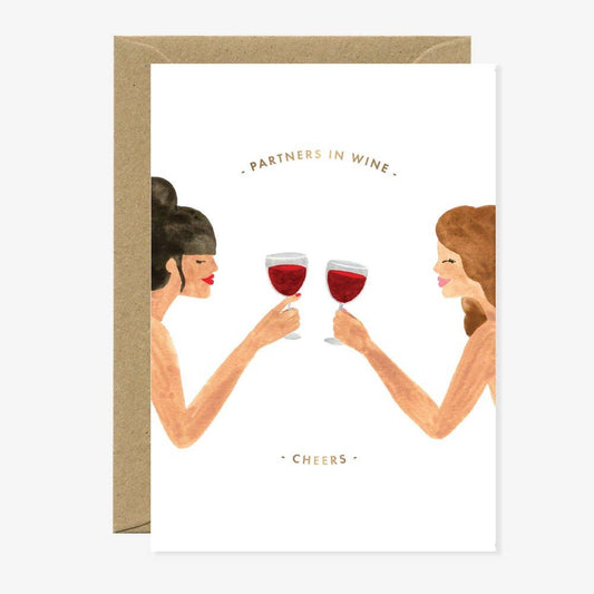 ALL THE WAYS TO SAY - Europe - Partner in wine - Love & friendship Greeting card
