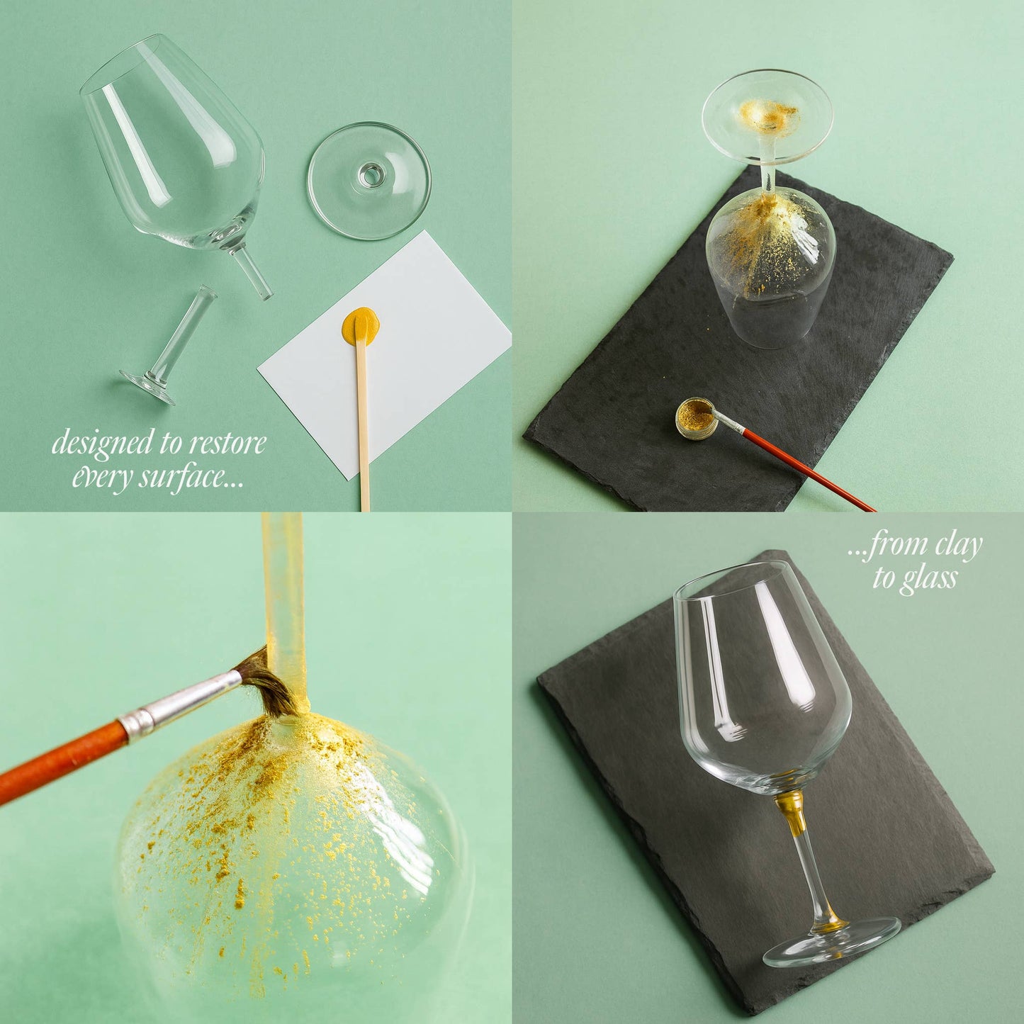 DIY Kits by Mora Approved -  Kintsugi, Pottery & Art -  Kintsugi Repair Kit – The Art of Repairing with Gold