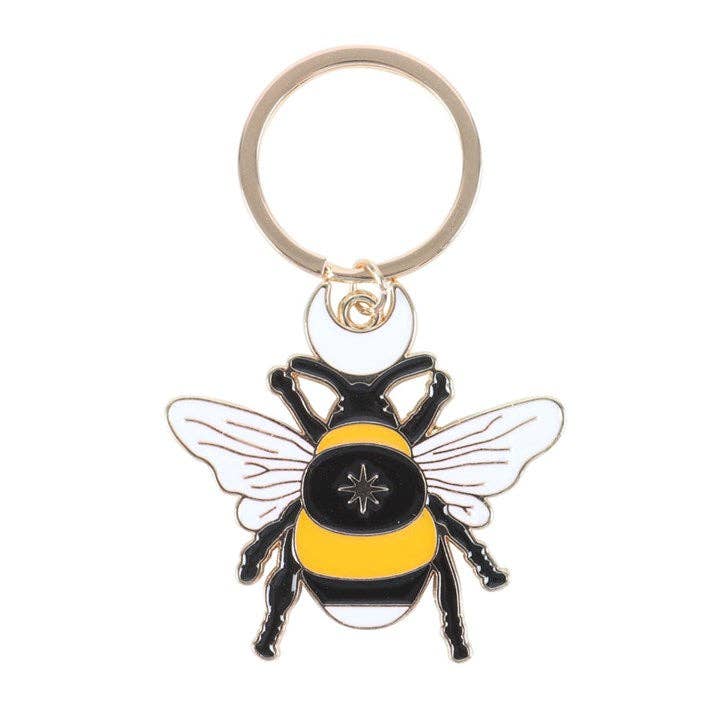 Something Different - Forest Bee Enamel Keyring