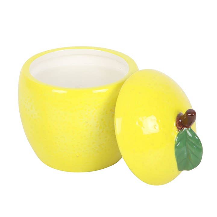 Something Different- Lemon Shaped Candle Jar
