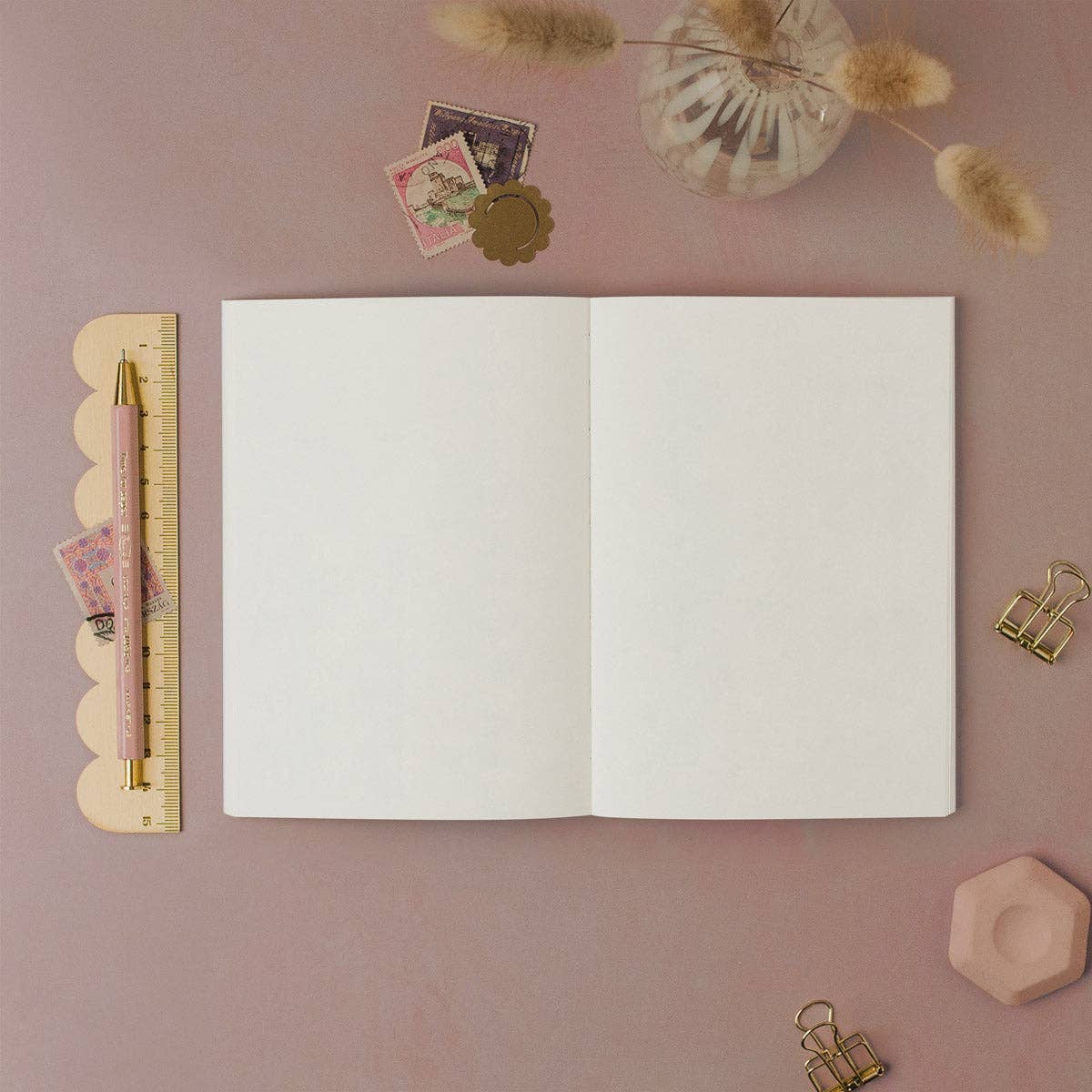 Sister Paper Co. - Tomato Pocket Notebook | Plain Page Mini Journal | Notebooks