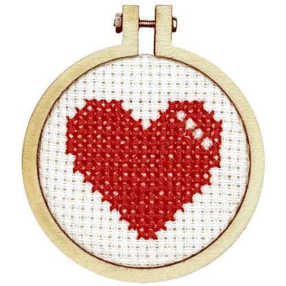 Mini Matchbox Kits - Be My Valentine Mini Matchbox Cross Stitch Kit