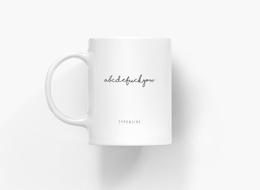 typealive - Ceramic mug/Abcdefuckyou