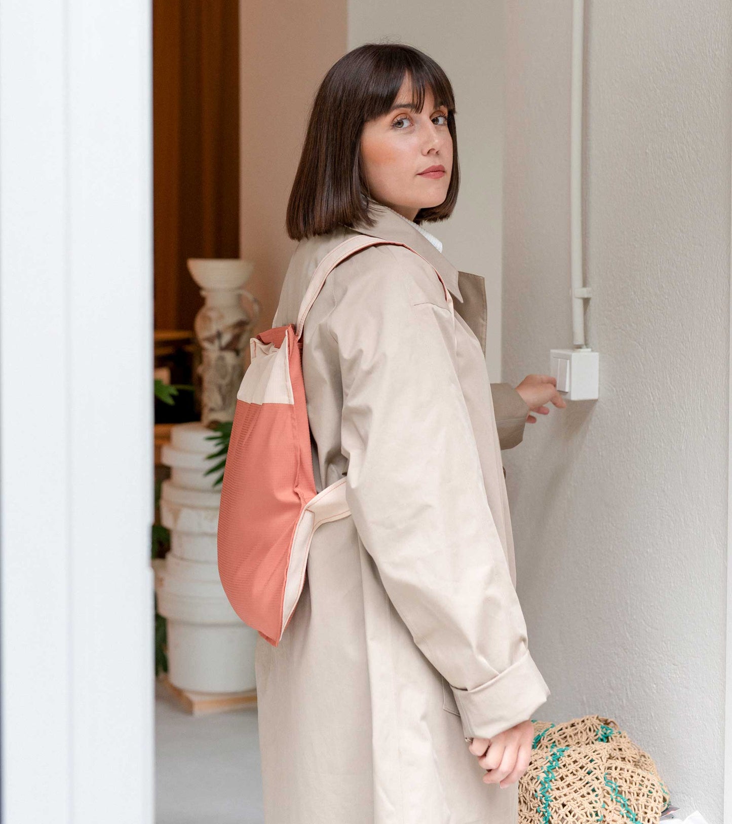 Notabag - Original Sand/Terracotta Fall/Winter Bag Backpack Tote Gift