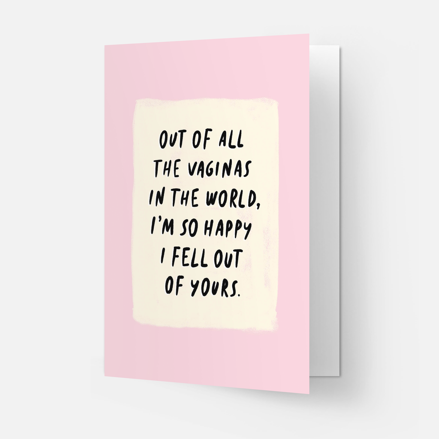Kaart Blanche - Fell out - greeting card
