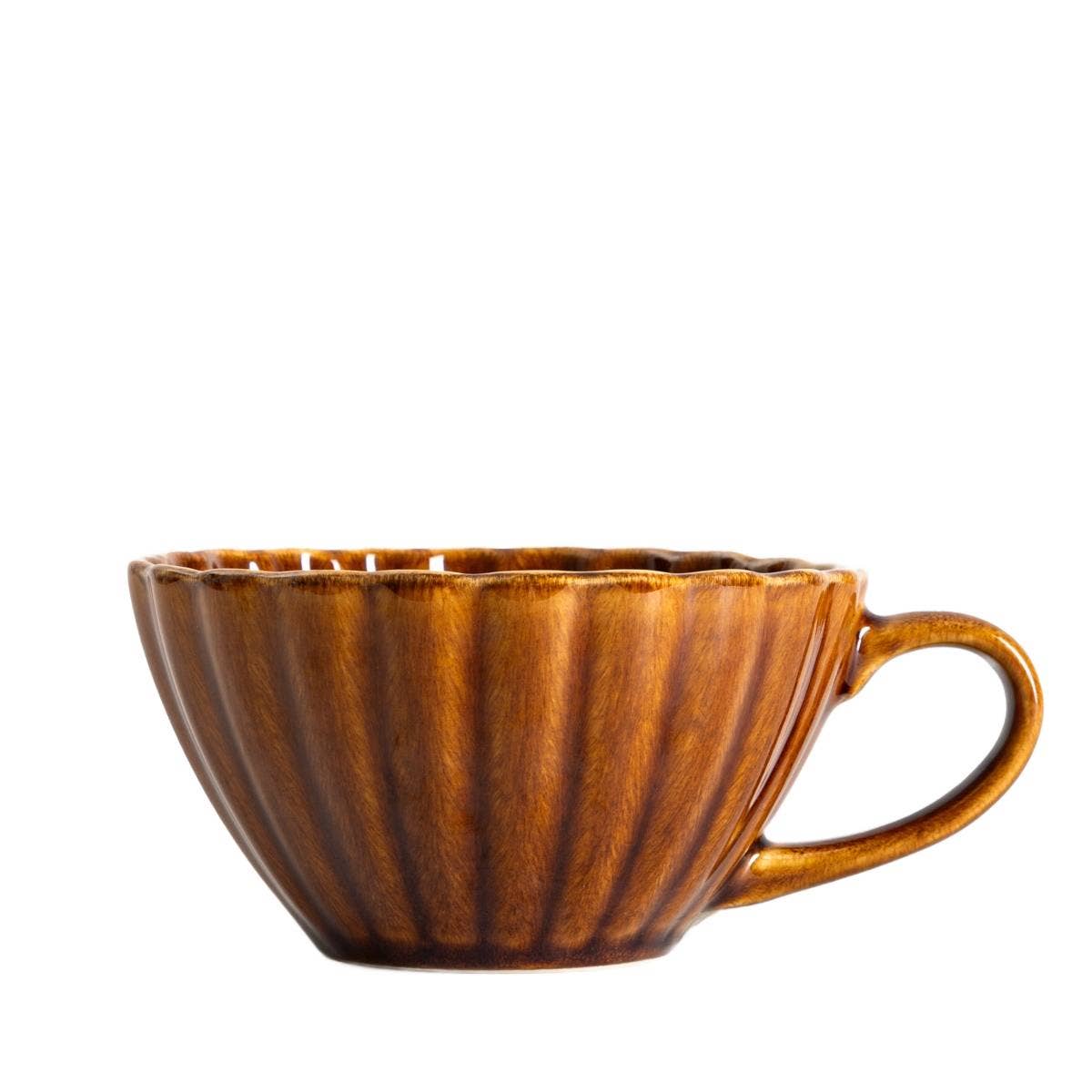 MELIDA | cup-shaped mug | amber | 0.3 l