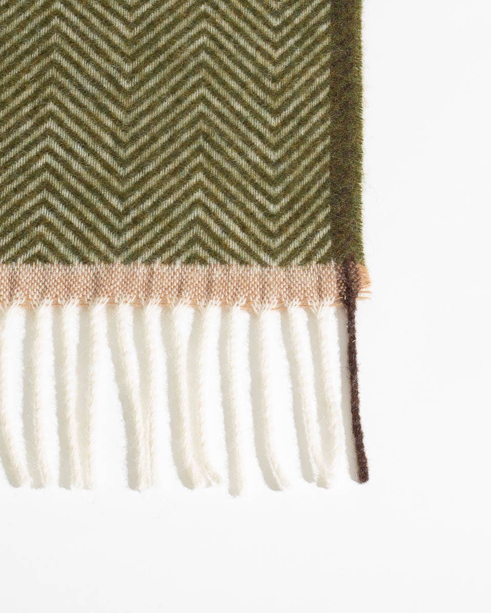 MoST - Wool Throw Blanket Denver olive