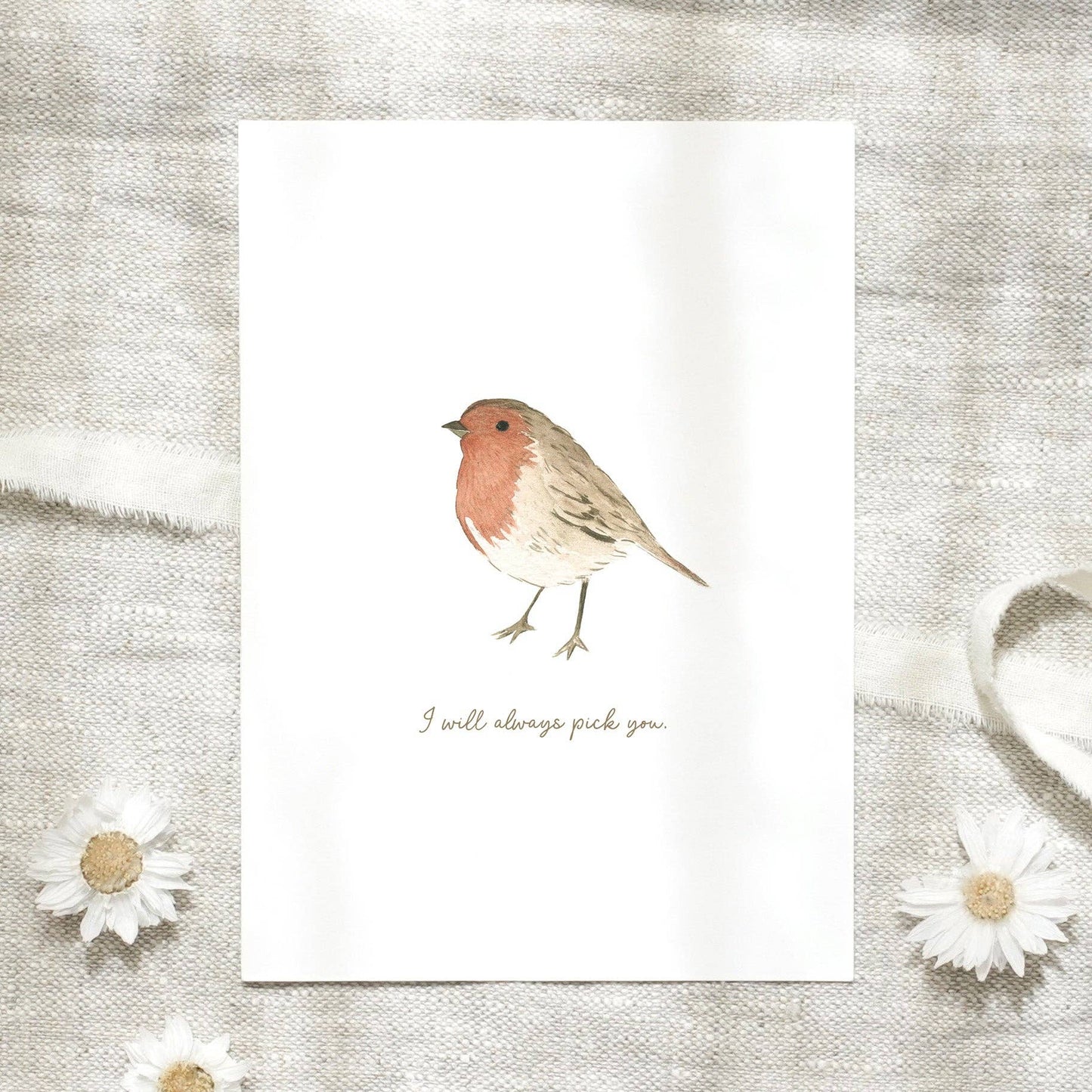 Leo La Douce- Postcard · Pick you