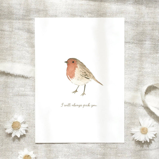 Leo La Douce- Postcard · Pick you