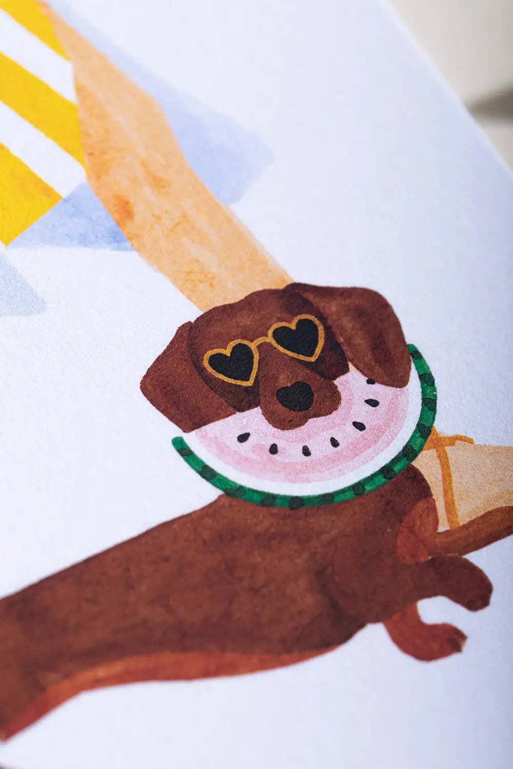 ALL THE WAYS TO SAY - Europe - Summer dachshund - Greeting card
