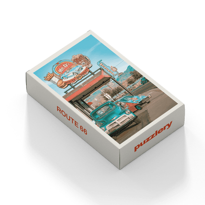 Piecely Puzzles - Mini-Puzzle Route 66, 99 Pieces - Puzzlery