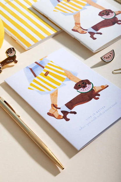ALL THE WAYS TO SAY - Europe - Summer dachshund - Greeting card