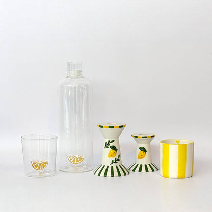 Opjet Paris - Lemon candle holder gm W9 D8.7 H12 cm