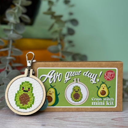 Mini Matchbox Kits - Avo Great Day! Mini Matchbox Cross Stitch Kit