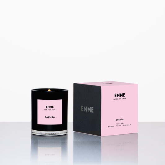 EMME nyc - Sakura / Cherry Blossom – Candle Jar, 10 oz