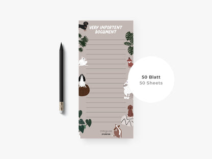 typealive - Notepad “small”/Petisfaction “Dogs”