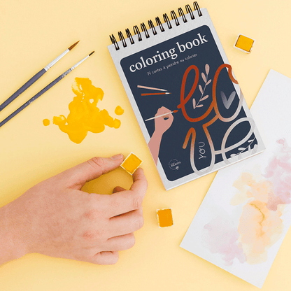 Maison Joliette - A6 coloring book - Love