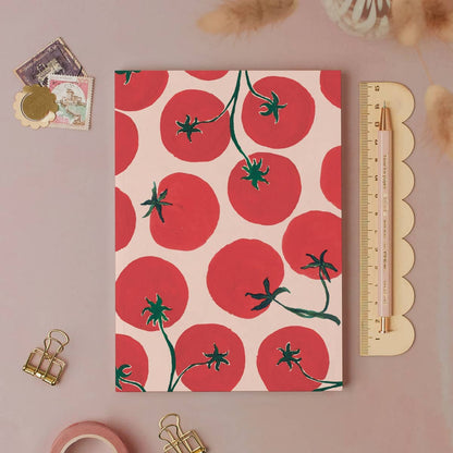 Sister Paper Co. - Tomato Pocket Notebook | Plain Page Mini Journal | Notebooks