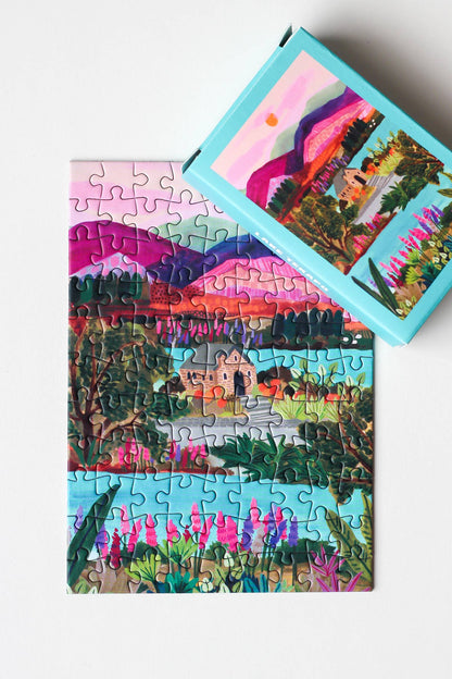 Piecely Puzzles - Lake Tekapo mini puzzle, 99 pieces
