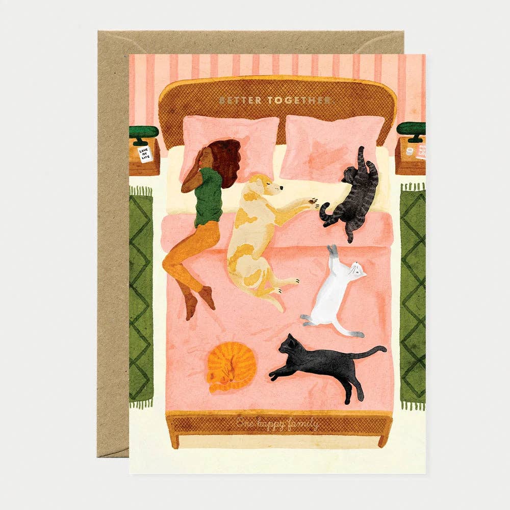 ALL THE WAYS TO SAY - Europe - Happy pets - Greeting card