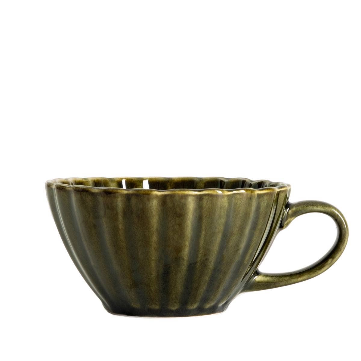 MELIDA | cup-shaped mug dark green | 0.3 l