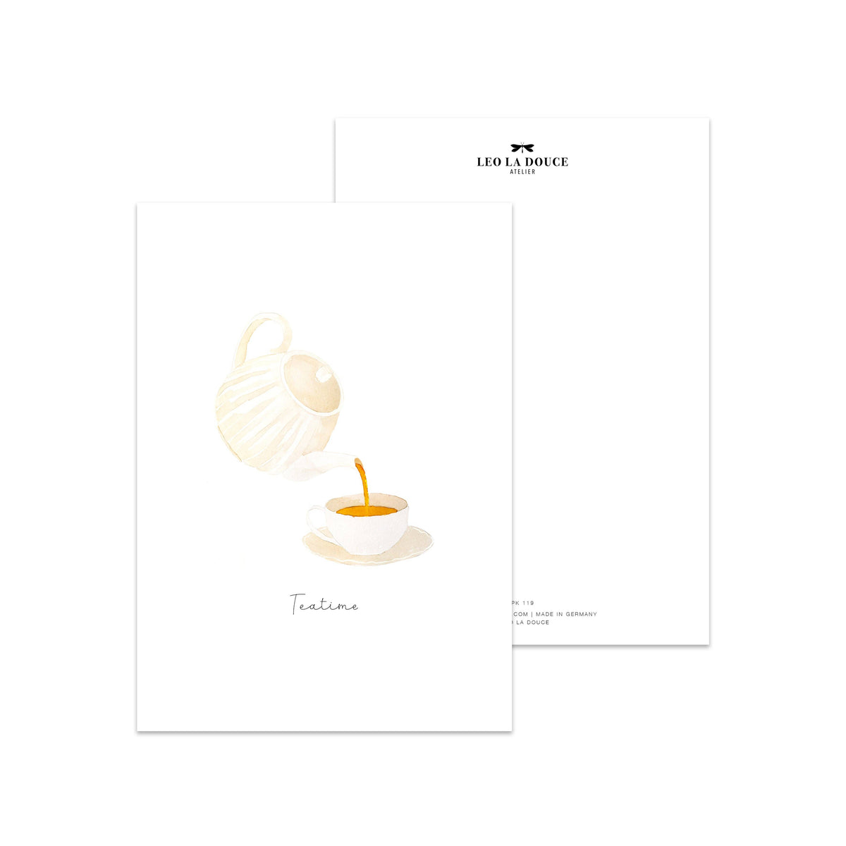 Leo La Douce GmbH - Postcard - Teatime