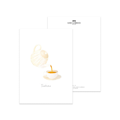 Leo La Douce GmbH - Postcard - Teatime