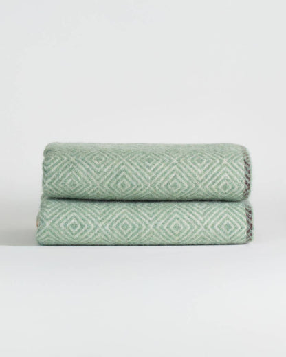 MoST - Wool Throw Blanket VENEZIA Mint
