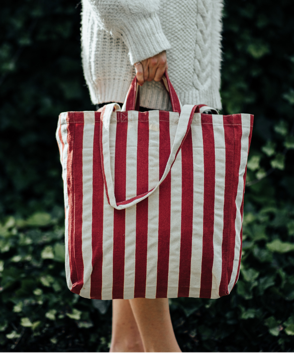 OMOM - Striped tote bag Original - several colors