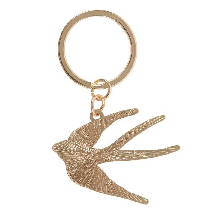 Something Different - Blue Spread Your Wings Swallow Keyring