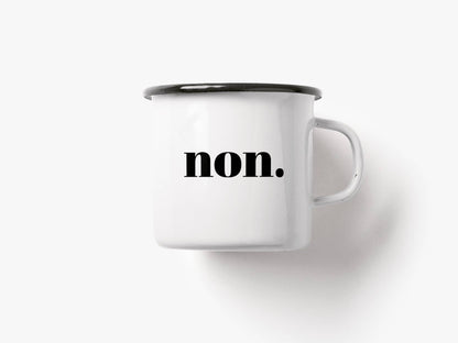 typealive - Enamel mug/Oui Non