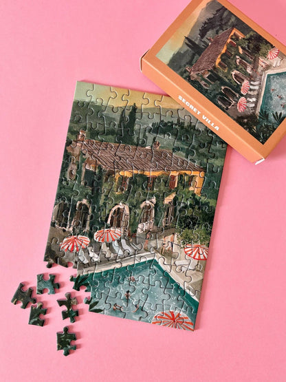 Piecely Puzzles - Mini-Puzzle Secret Villa, 99 pieces