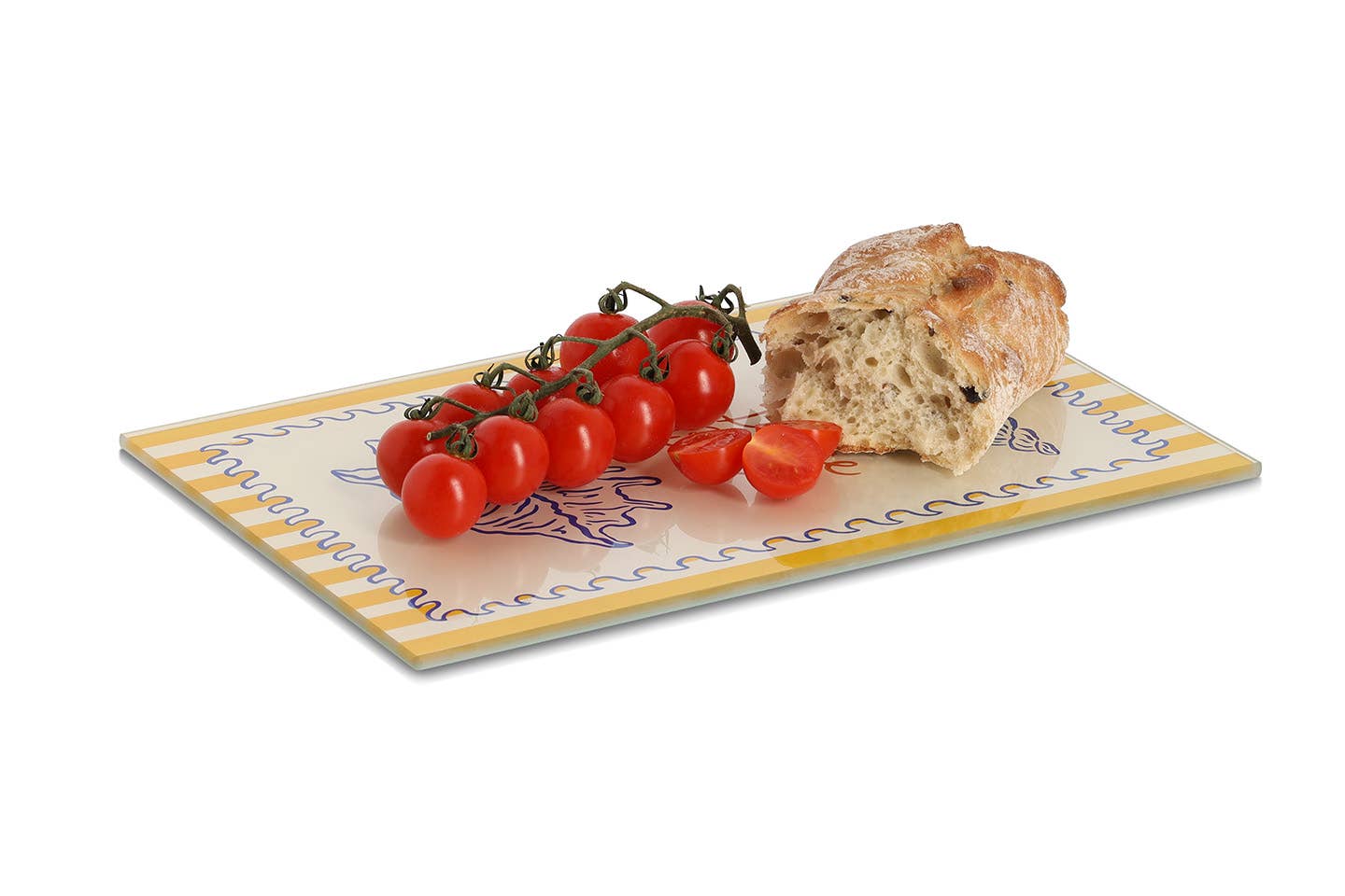 Zeller Present - Glass cutting board "La Dolce Vita"
