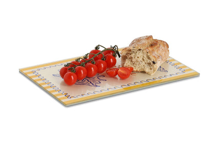 Zeller Present - Glass cutting board "La Dolce Vita"