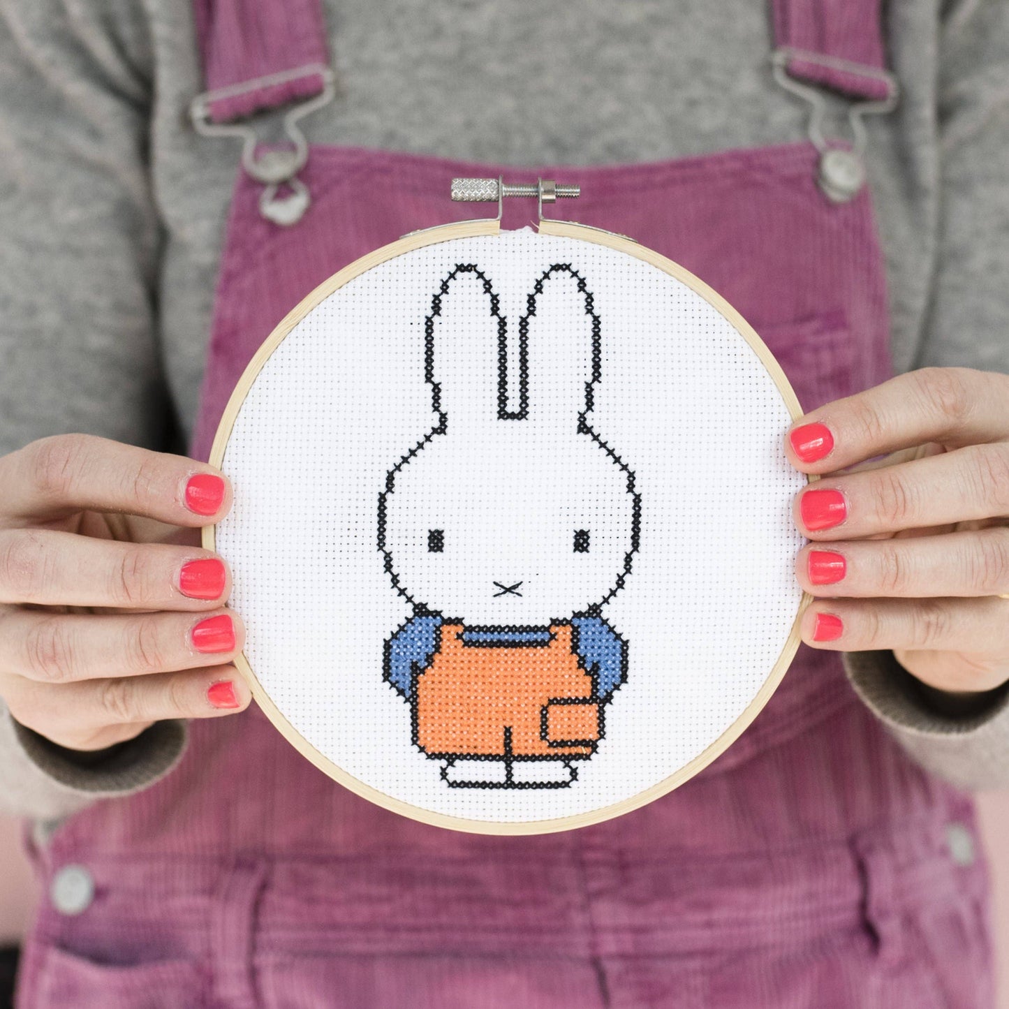 Cotton Clara Craft Kits & Supplies - Miffy Dungaree Cross Stitch Kit