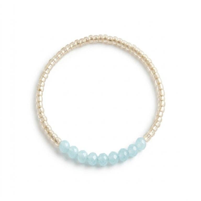 ByBazz - Armband Yasmina lichtblauw