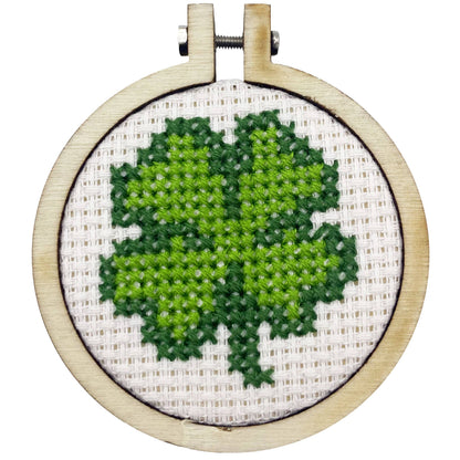 Mini Matchbox Kits - Good Luck! Mini Matchbox Cross Stitch Kit