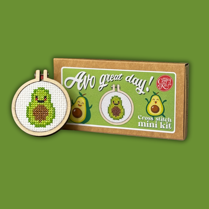 Mini Matchbox Kits - Avo Great Day! Mini Matchbox Cross Stitch Kit