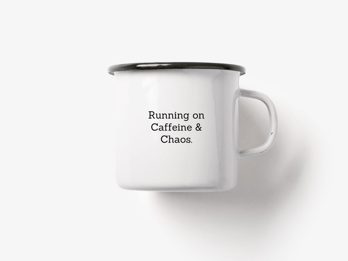 typealive - Enamel Mug / Running On