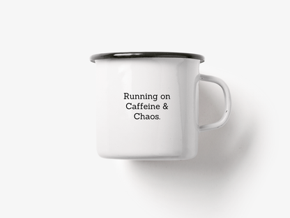 typealive - Enamel Mug / Running On